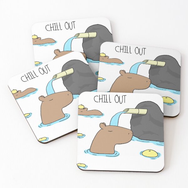 Item preview, Chill Capybaras designed and sold by sulikesllamas.