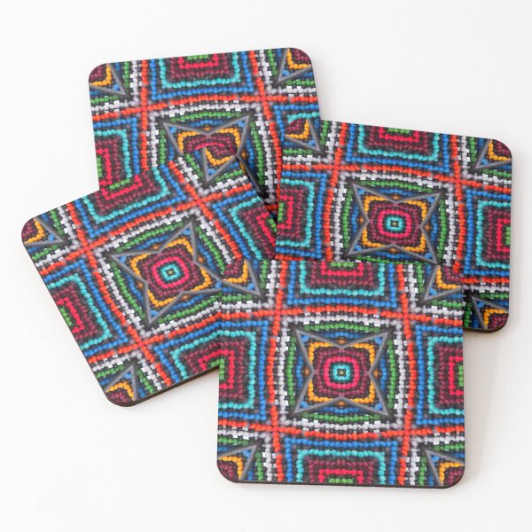 Item preview, Traditional Beads for Africa, African beadwork Squares 4 designed and sold by ZenArt-Fern.