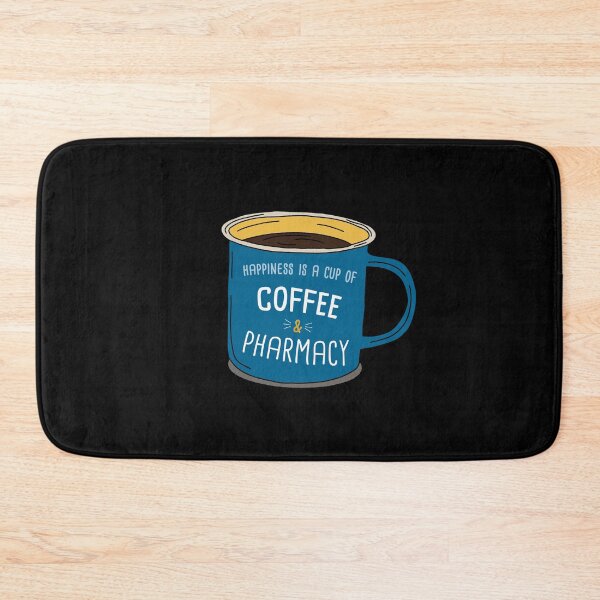 Item preview, Pharmacy & Coffee is happiness designed and sold by orlumbuspirate.