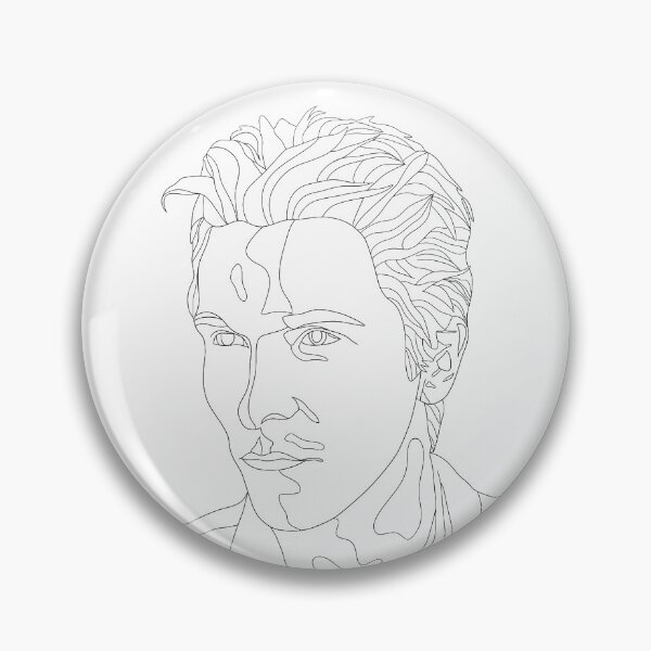 Item preview, christian bale line art designed and sold by focusonthegood.