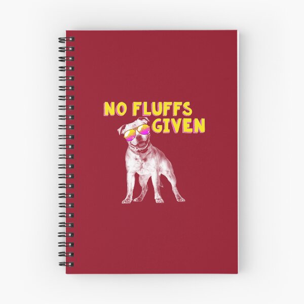 Item preview, No Fluffs Given - Funny Dog Gift Ideas For Pitbull Mom Dad designed and sold by Sugar-Magnolia.