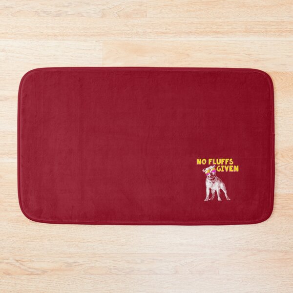 Item preview, No Fluffs Given - Funny Dog Gift Ideas For Pitbull Mom Dad designed and sold by Sugar-Magnolia.