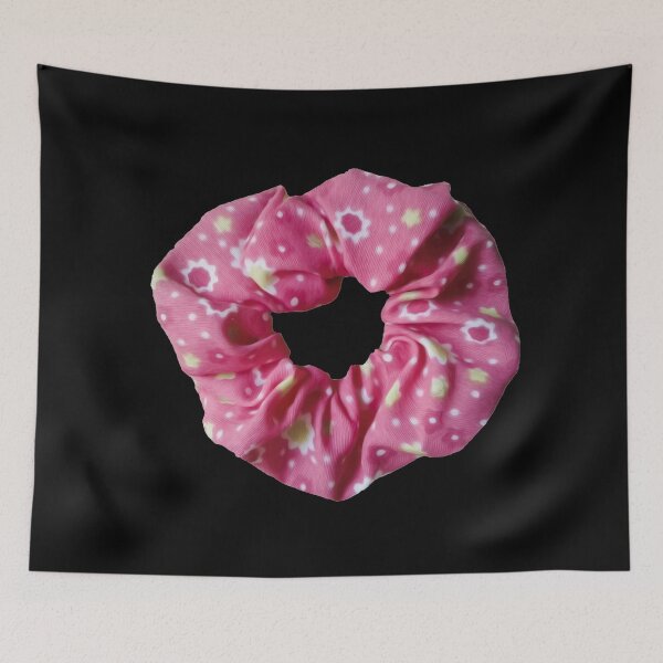Item preview, Floral Pink Scrunchie designed and sold by Maria  Gonzalez.