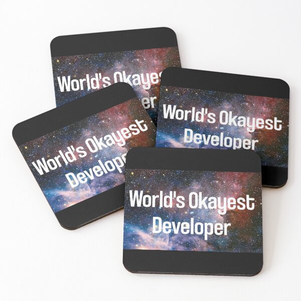 Item preview, World’s Okayest Developer designed and sold by sweetlord.