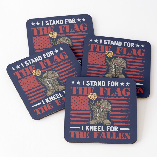 Item preview, I Stand for the Flag - Kneel for the Fallen designed and sold by Mystik-Media.