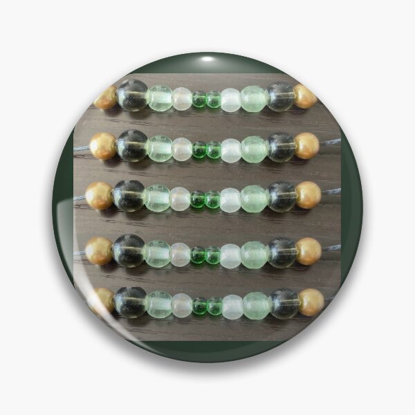 Item preview, Green Round Bead Line Pattern designed and sold by Taranodongirl7.