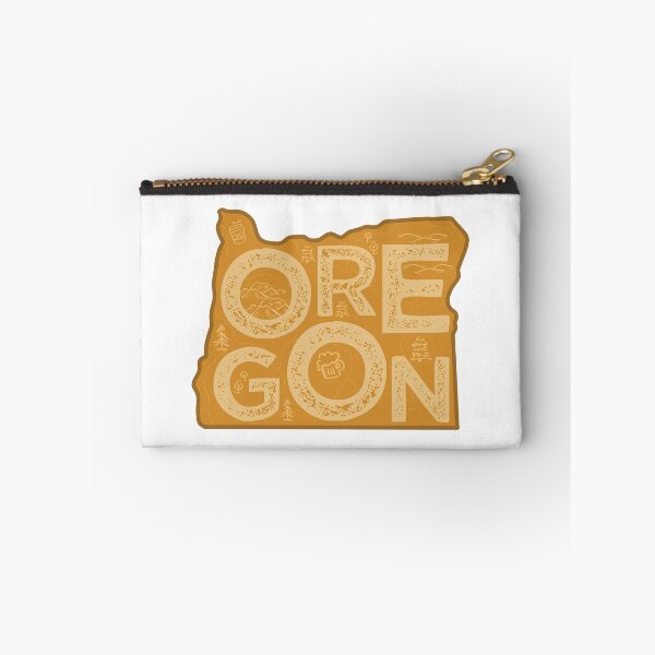 Item preview, Oregon Map Typography Brown designed and sold by HelloGentry.