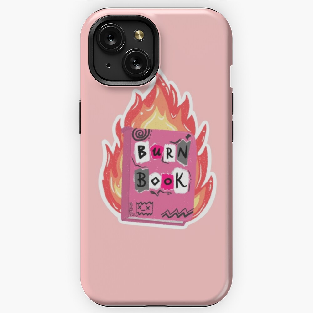 Mean Girls Burn Book, Fire, Pink, Scrapbook, Diary, Flames, Sketch, Notebook,  Savage Art Board Print for Sale by kqwdesigns