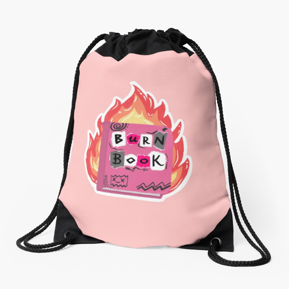 Mean Girls Burn Book, Fire, Pink, Scrapbook, Diary, Flames, Sketch,  Notebook, Savage Art Board Print for Sale by kqwdesigns