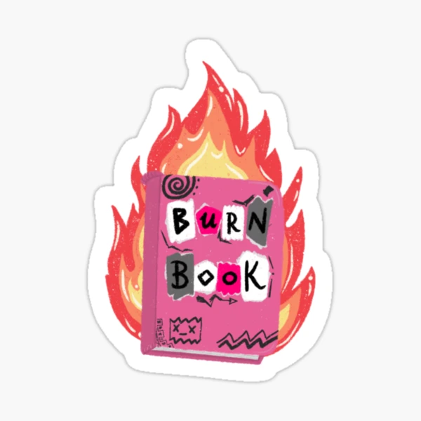 Burn book Sticker by yflres