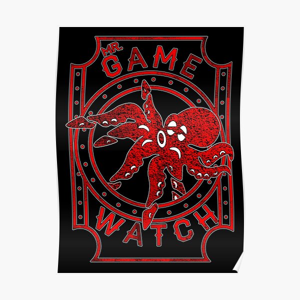 Mr Game Watch Posters Redbubble