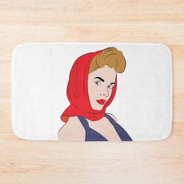 Item preview, Retro Woman with Red Scarf designed and sold by TrishCampbell.