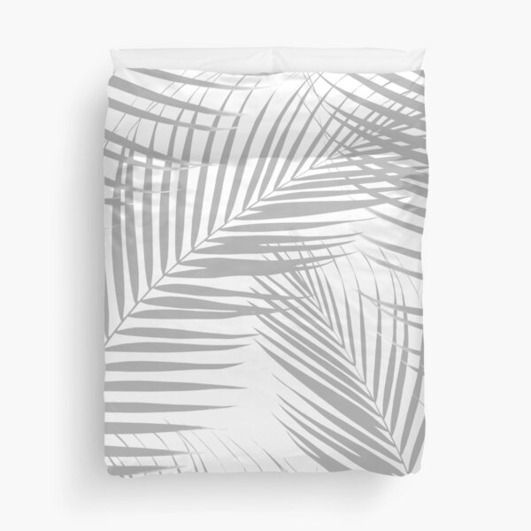 Vista previa del artículo con la obra «Hojas de palmera - Grey Cali Vibes # 1 #tropical #decor #art», diseñado y vendido por Anita's & Bella's Art.
