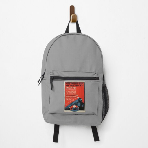Item preview, Railway Men retro poster designed and sold by CorasPosters.