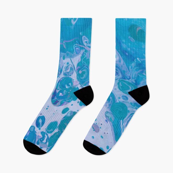 Item preview, Pale Blue Acrylic Fluid Bubbles Paint designed and sold by Vector Scout Lab.