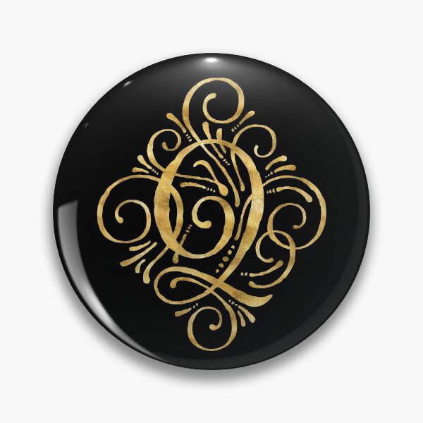 Aperçu de l'œuvre Lettre d'or Q créée et vendue par junkydotcom.