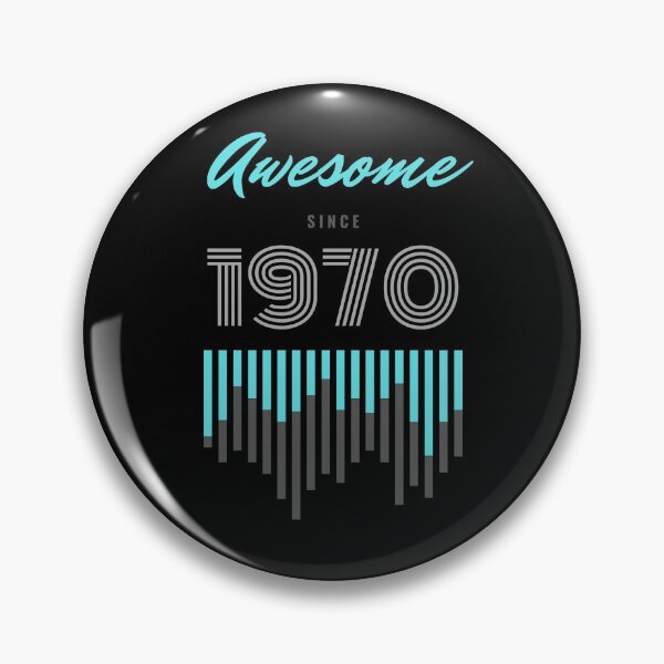 Item preview, Awesome Since 1970 - Age 50 and over - by Boo-da-chay designed and sold by Boo-da-chay.