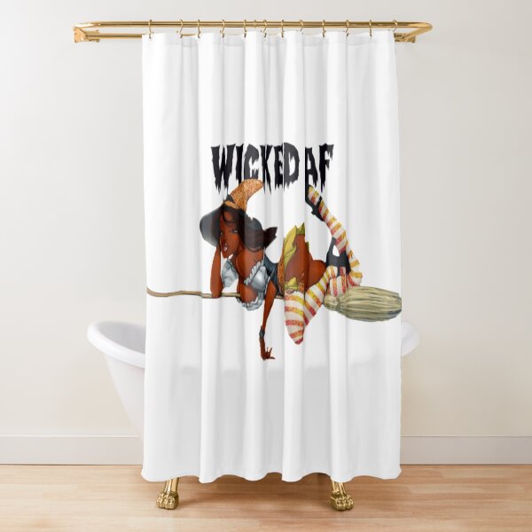 Wicked AF Shower Curtain