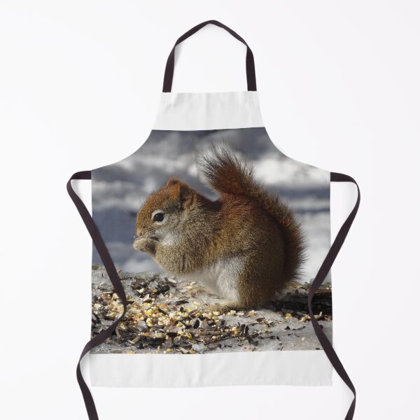 Item preview, Cute tiny red squirrel with some nutty nibbles designed and sold by cuisinecat2.