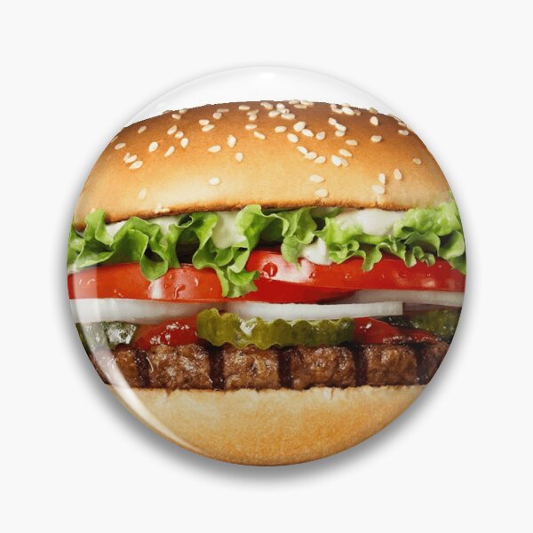 Whopper Burger Pins and Buttons for Sale
