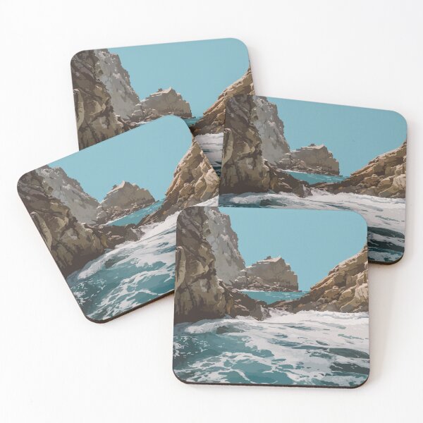 Item preview, Coastal Cliff Side designed and sold by Ariel Cherry.