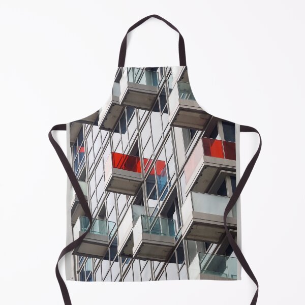 Item preview, Hong Kong Red balconies designed and sold by cuisinecat2.