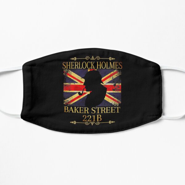 Sherlock Quotes 221B Baker St. British Detective Vintage Literary Gifts Mask