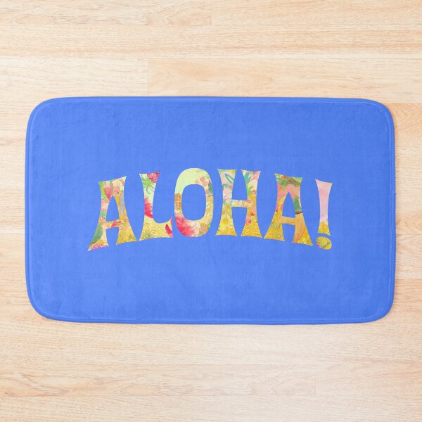 Item preview, Aloha! pineapples typography designed and sold by PixDezines.