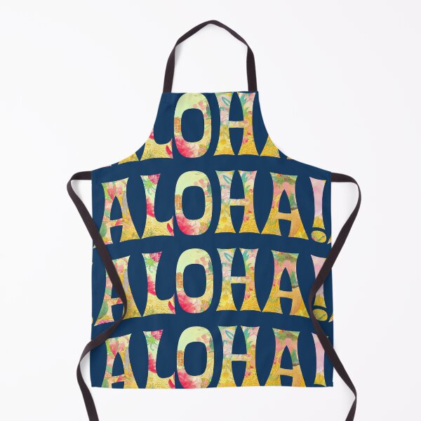 Item preview, Aloha! pineapples typography designed and sold by PixDezines.