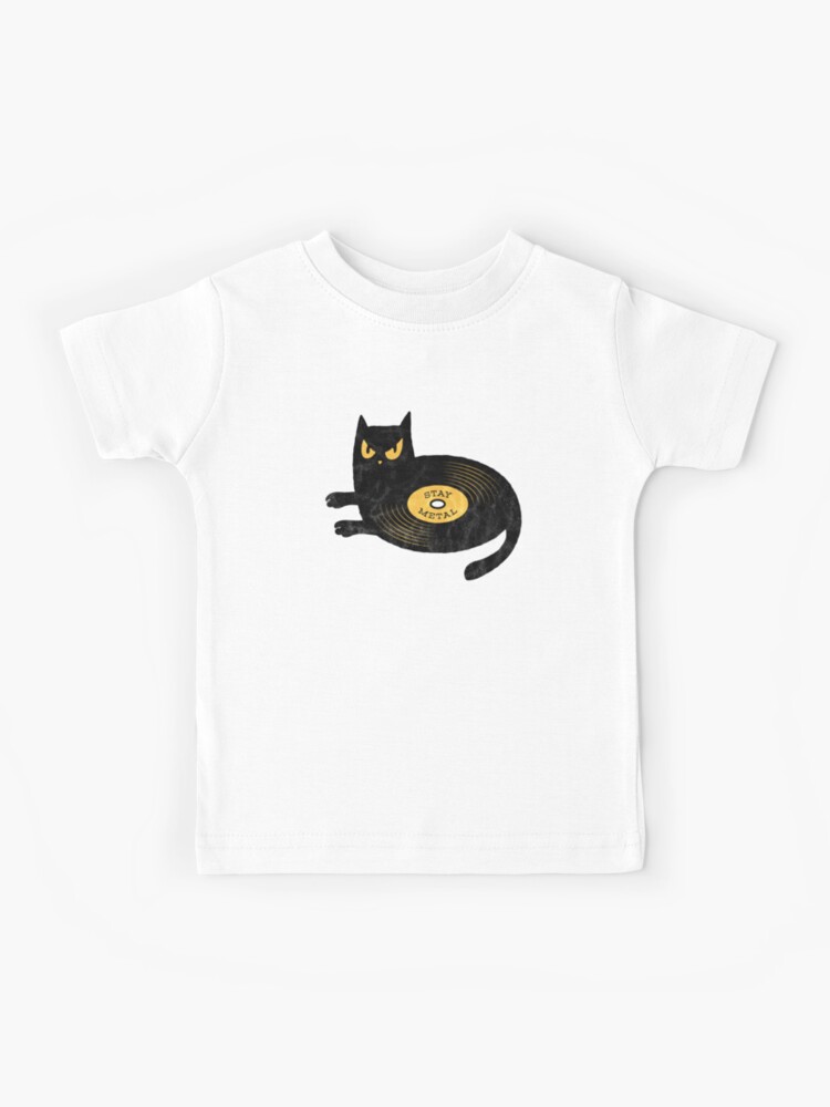 black cat records t shirt