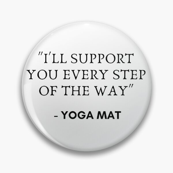 Item preview, Yoga Mat Quote designed and sold by FernwehTrail.