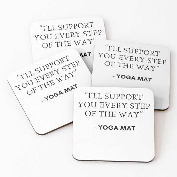 Item preview, Yoga Mat Quote designed and sold by FernwehTrail.