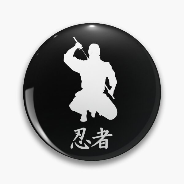 Item preview, Ninja Silhouette Japanese Ninjutsu Shinobi Side designed and sold by h44k0n.
