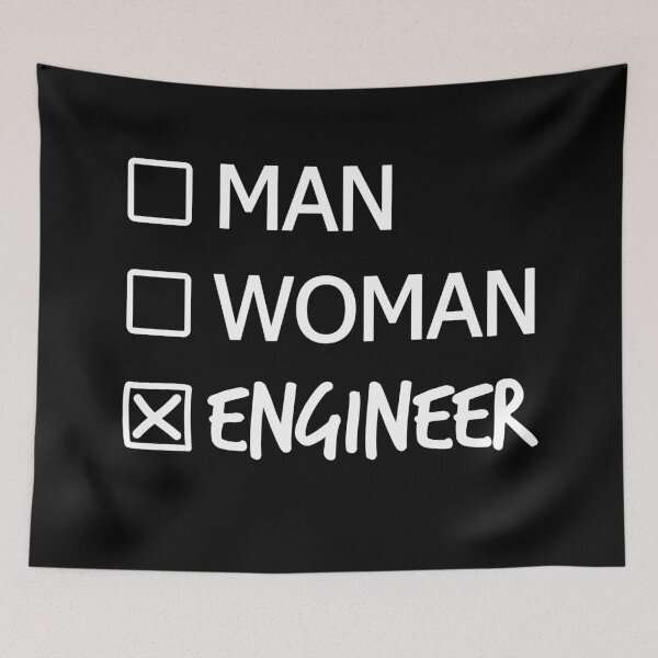 Item preview, Man Woman Engineer designed and sold by color-garden.