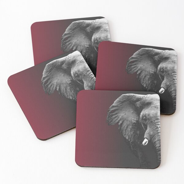 Item preview, Crimson Fade Elephant designed and sold by CollegeTown.
