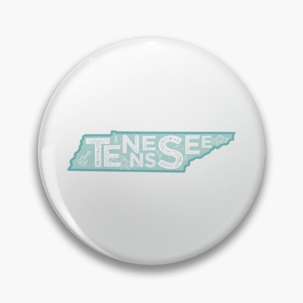 Item preview, Tennessee Map Typography Blue designed and sold by HelloGentry.