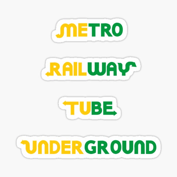 U-Bahn Sandwich Metro Sticker