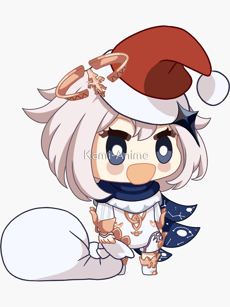 Anime Santa Girl Stickers Redbubble - give you elf pet mm2 roblox