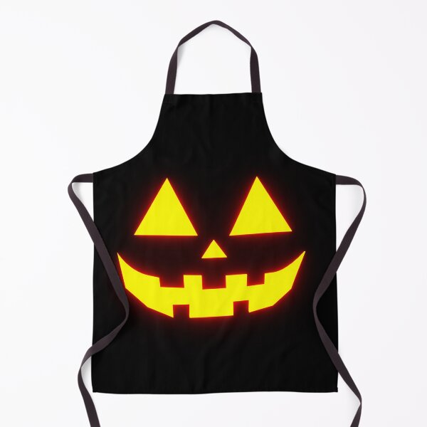 Item preview, Happy Halloween Jack-o'-Lantern Face 3-Neon Orange designed and sold by lematworks.