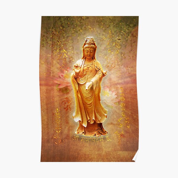 "Kuan Yin" Poster for Sale by aura2000 Redbubble