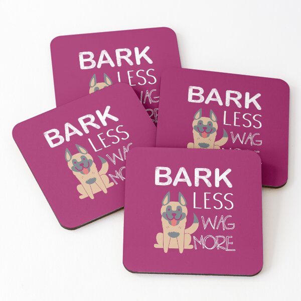 Item preview, Bark Less Wag More - Funny Dog Gift Ideas For Dog Lovers designed and sold by Sugar-Magnolia.
