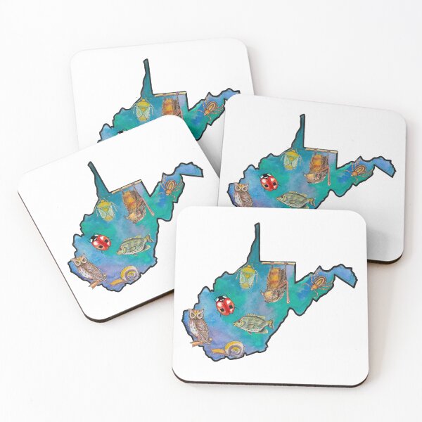 Item preview, West Virginia Wildlife Watercolor designed and sold by Rachel Kenaston.