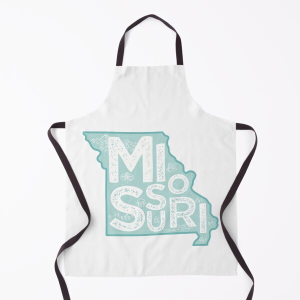 Item preview, Missouri Map Typography Blue designed and sold by HelloGentry.