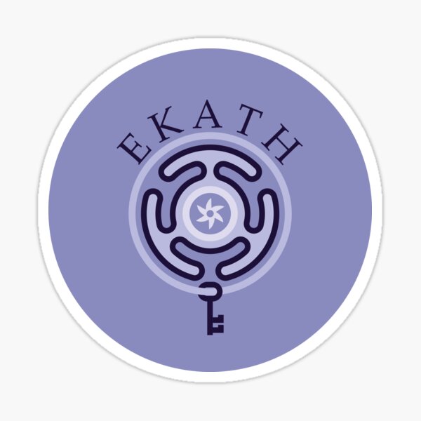 Hekate's Wheel Greek Goddess Design Sticker