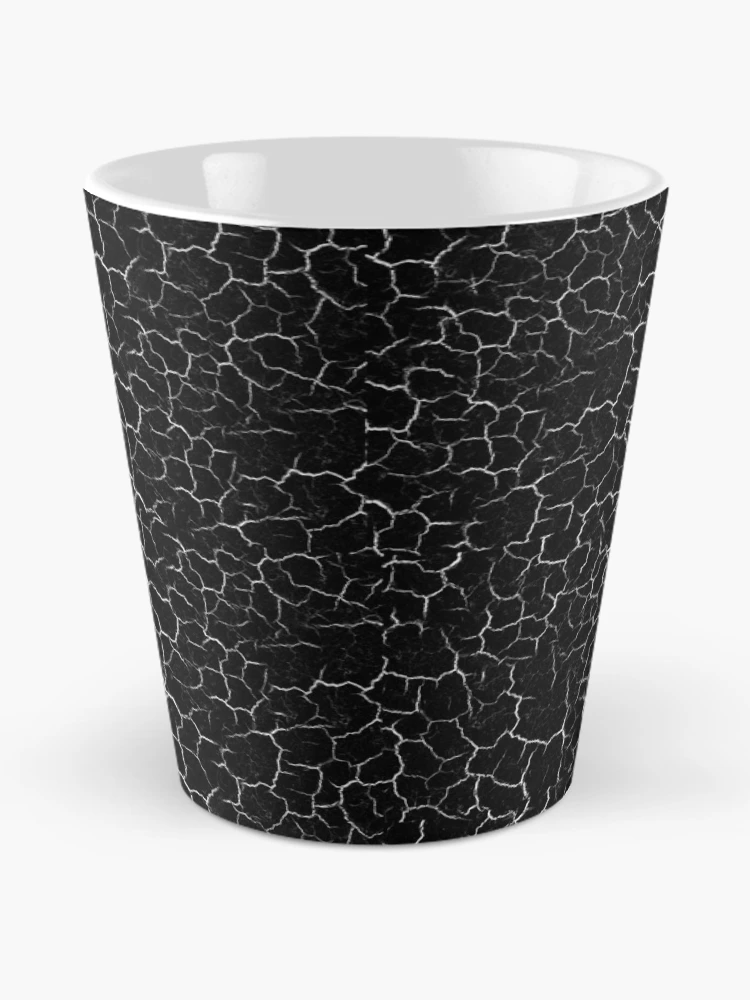 Thumbnail 2 of 4, Coffee Mug, Black Cracked Pattern designed and sold by DesignCodeStore.