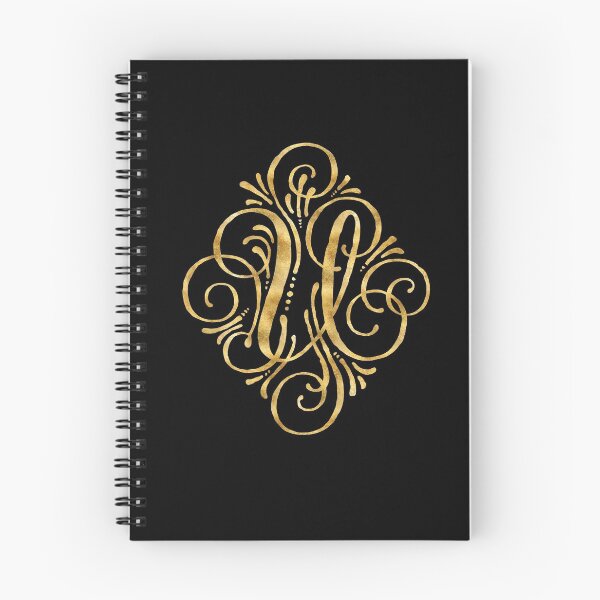 Item preview, Golden Caligraphy Letter U designed and sold by junkydotcom.