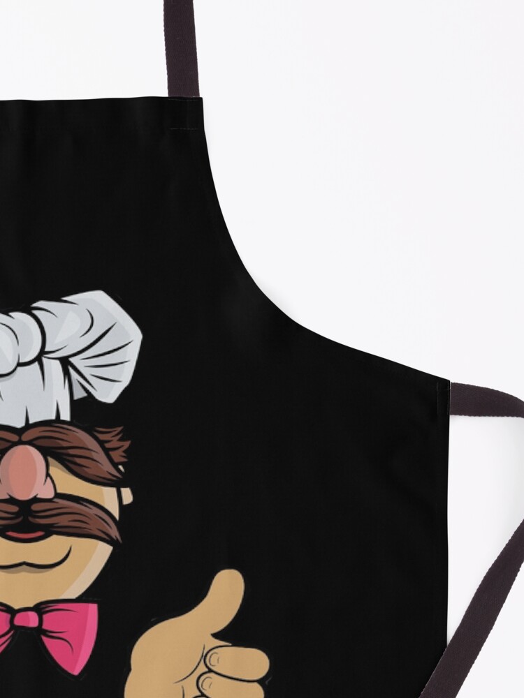 Alternate view of What Der Verk Hurdy Gurdy Bork Bork Microwave Chef - Bad Cook Apron Gifts - Lazy Cooks - Funny Swedish Chef Apron