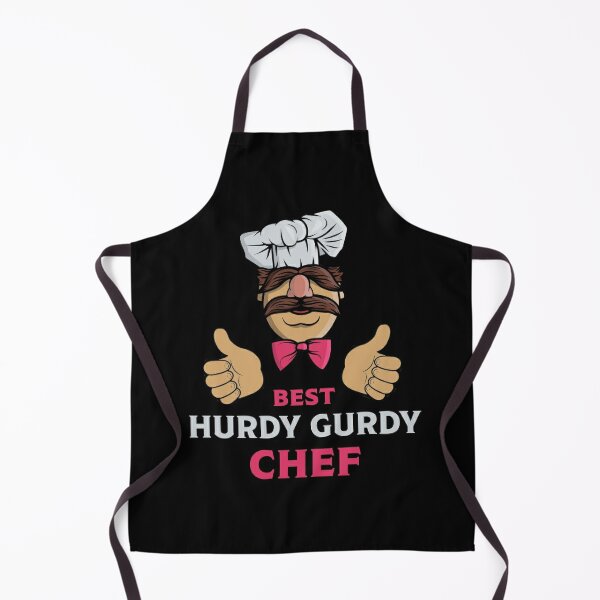 What Der Verk Hurdy Gurdy Bork Bork Microwave Chef - Bad Cook Apron Gifts - Lazy Cooks - Funny Swedish Chef Apron