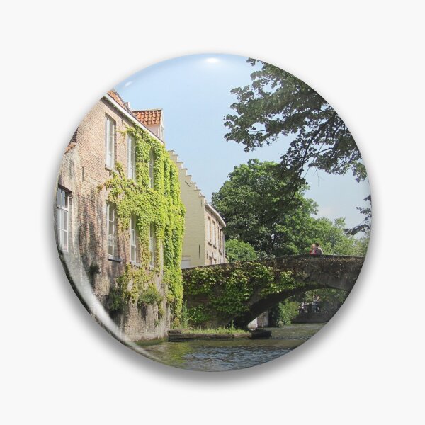 Item preview, Scenery with water canal in Bruges, Belgium designed and sold by Ambasador.