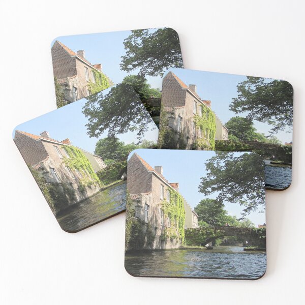 Item preview, Scenery with water canal in Bruges, Belgium designed and sold by Ambasador.